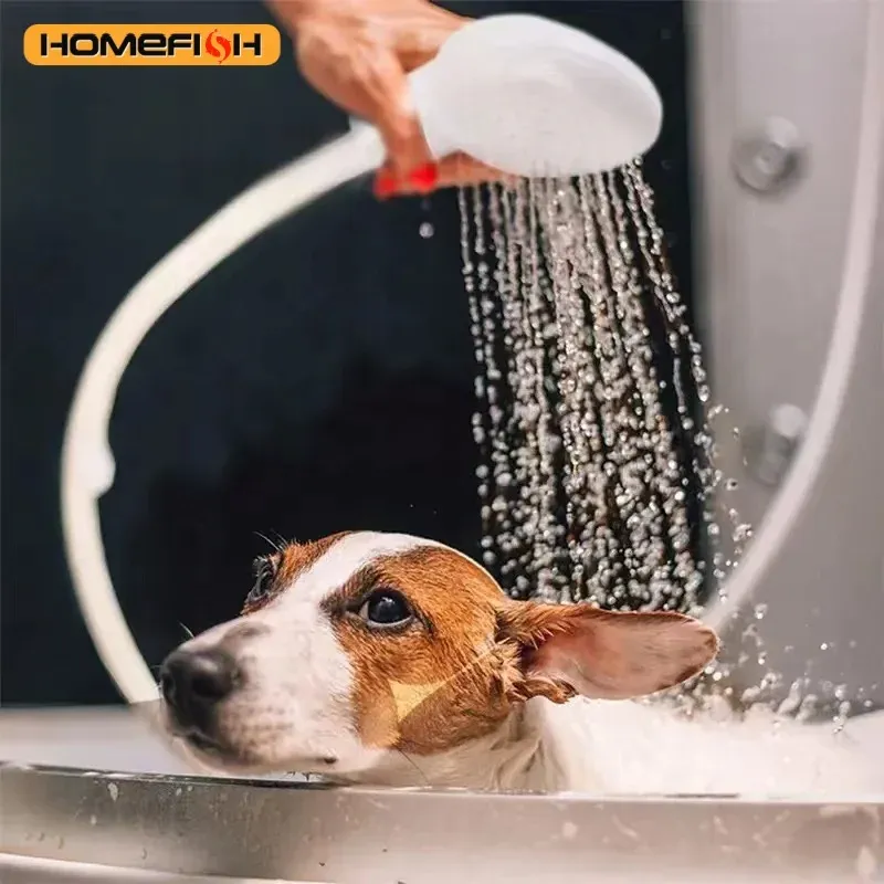 Robinet multifonctionnel avec douchette, filtre de vidange, tuyau et tête de lavage pour évier, rallonge de douche, accessoires de nettoyage pour salle de bain et bain d'animaux
