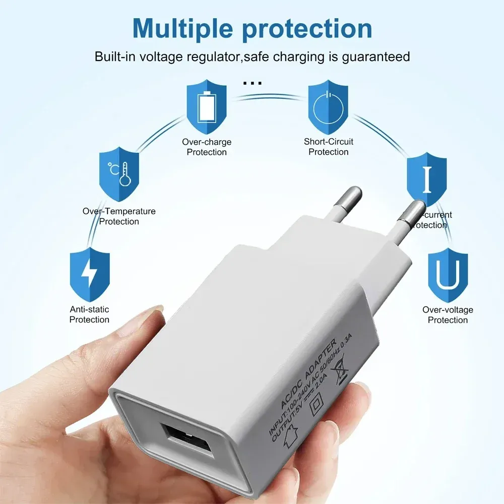 Chargeur universel multifonctionnel, design blanc
