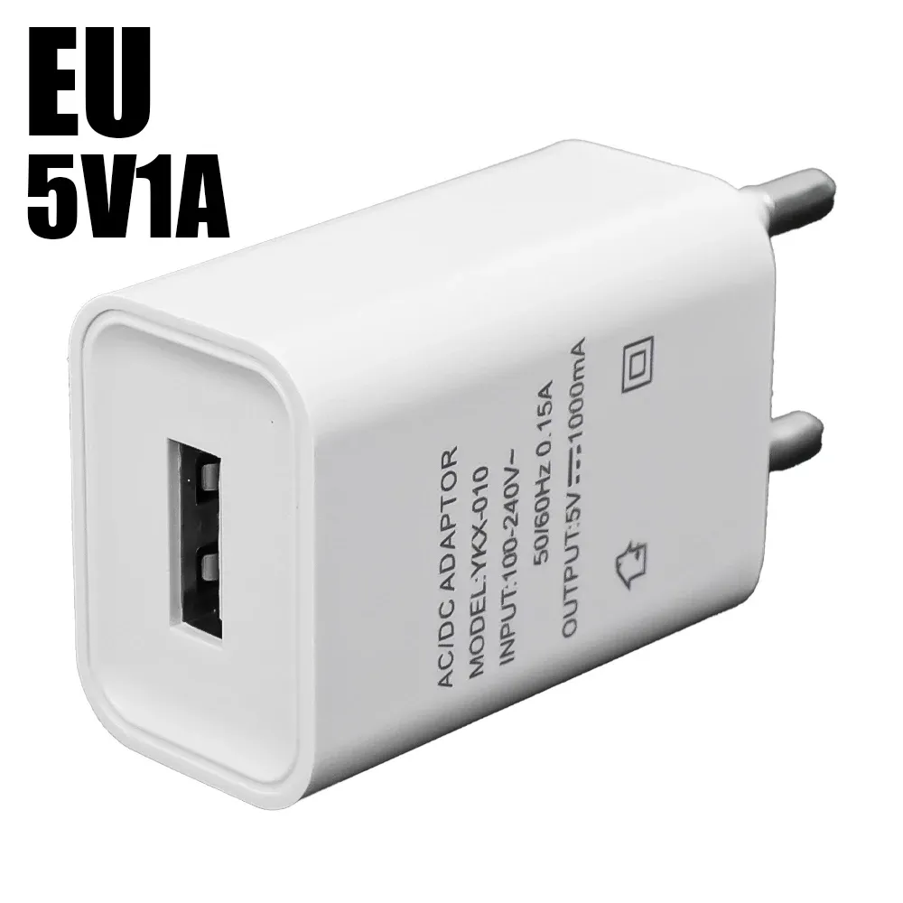 Chargeur USB 5 V 2 A de voyage universel pour téléphone portable, compatible iPhone, Samsung, Xiaomi, Redmi et LG, prise murale EU/US 9