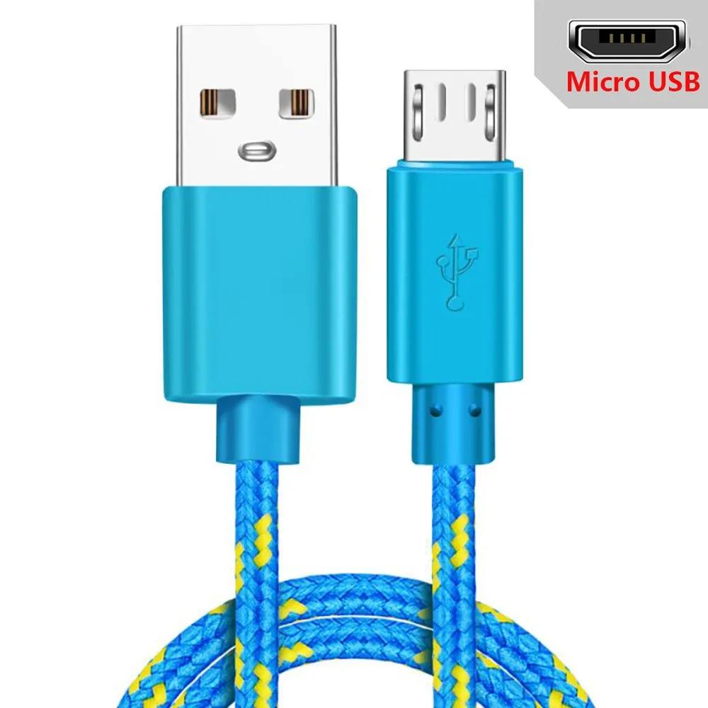 Câble Micro USB tressé