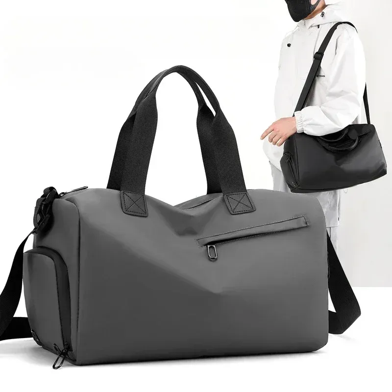 Sac de sport de voyage à compartiment sec et humide, sac de yoga et fitness étanche, unisexe 3
