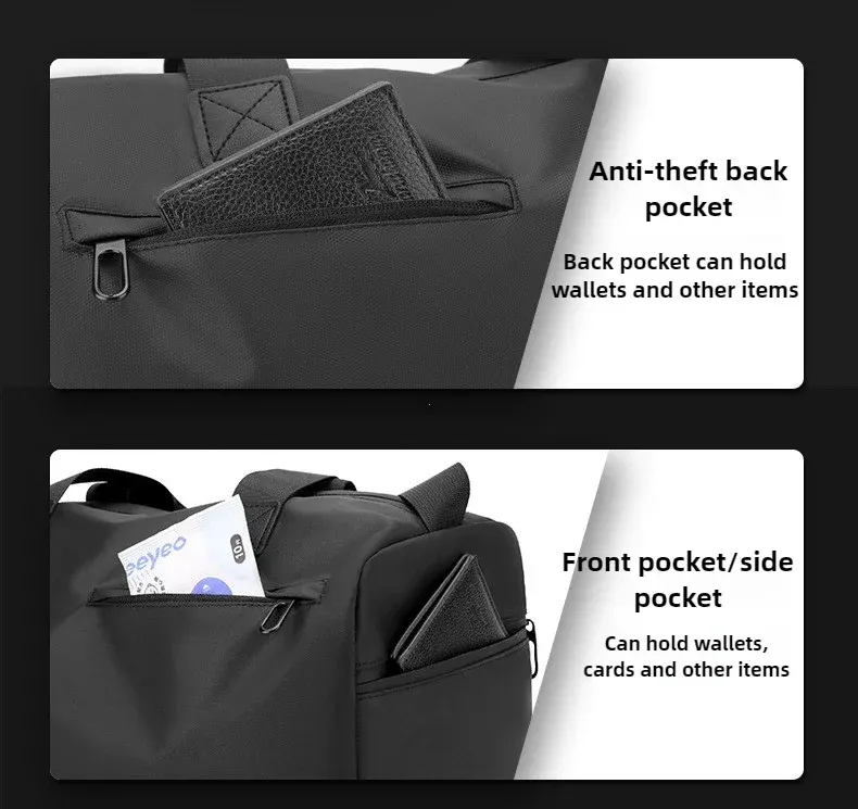 Sac en situation d'utilisation sportive