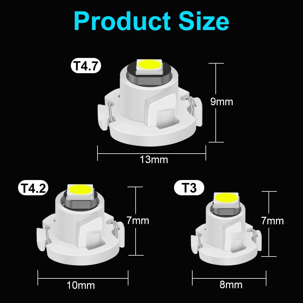 Ampoules LED pour tableau de bord de voiture