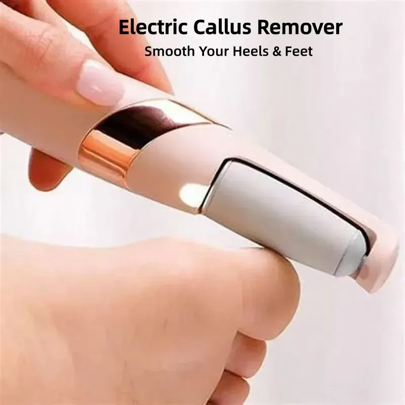 Lime électrique à callosités avec lumière LED, rechargeable par USB