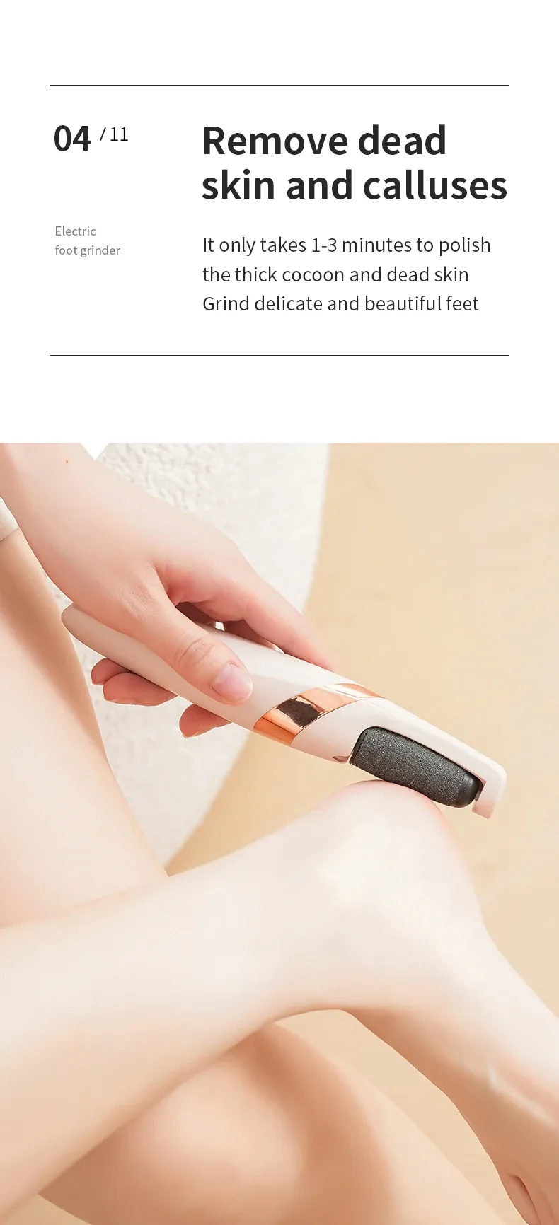 Lime à pieds rechargeable par USB