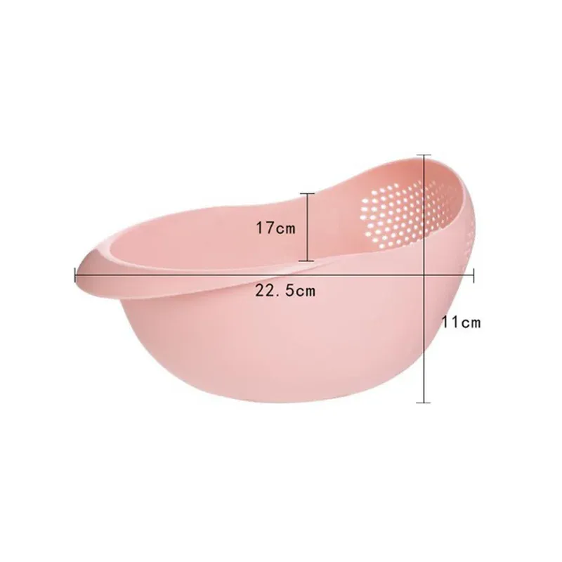 Passoire à riz en plastique avec poignées, égouttoir de cuisine 8