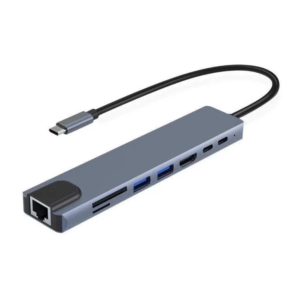 Hub USB-C Thunderbolt 3 avec RJ45 et HDMI, station d'accueil multiport pour MacBook Air M1 et iPad Pro 4
