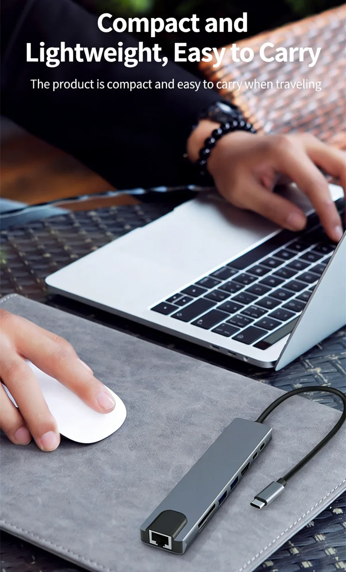 Hub USB-C, connectivité