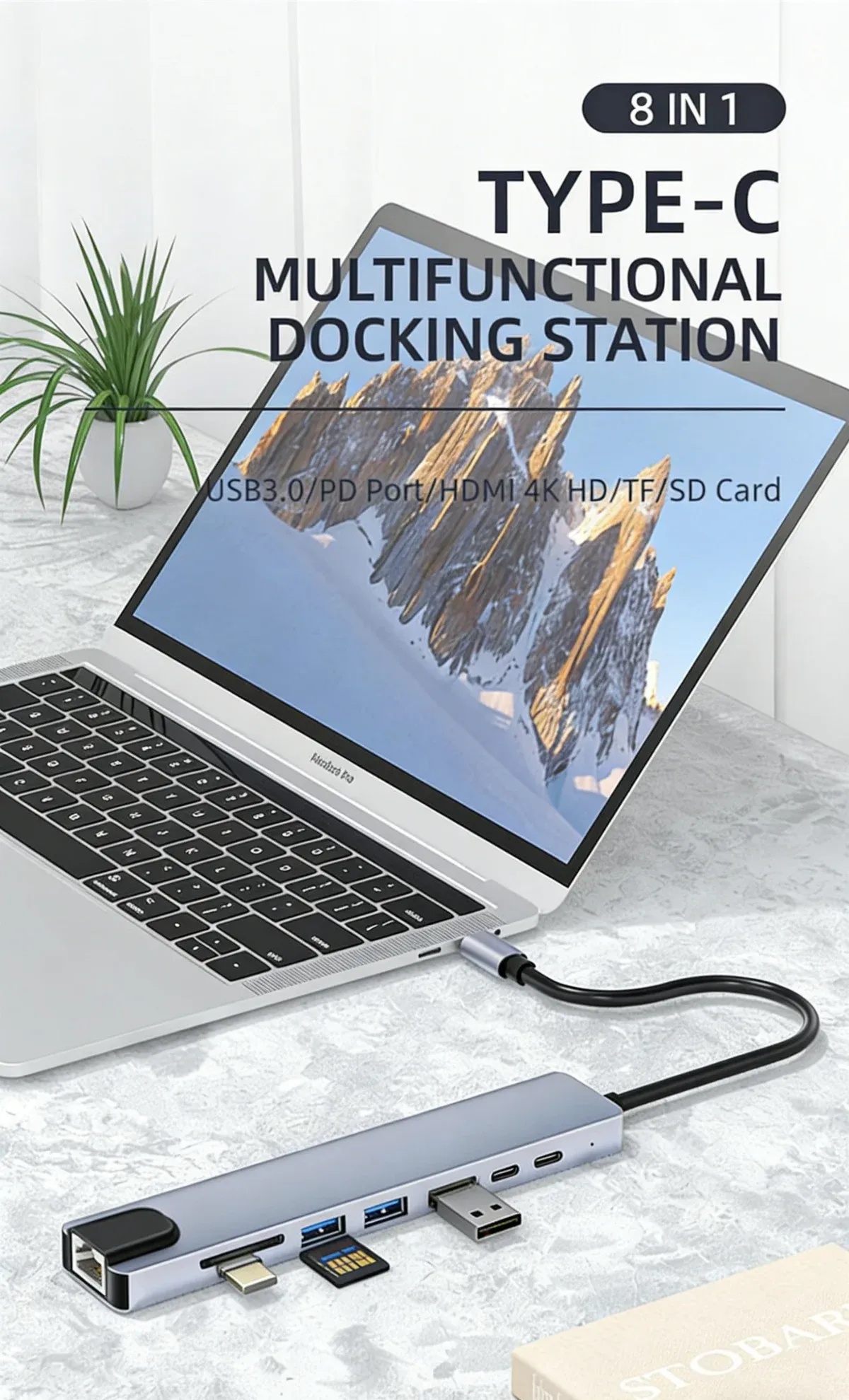Hub USB-C premium, vue d'ensemble