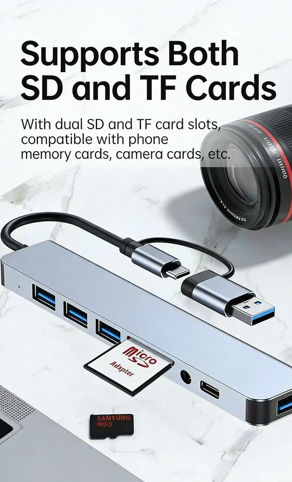 Hub USB-C, productivité
