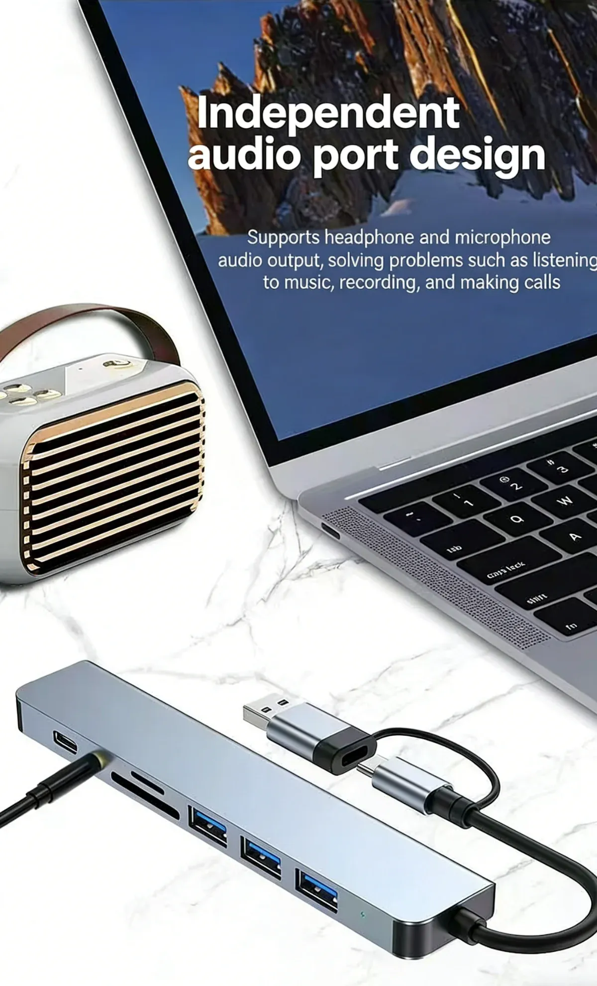 Hub USB-C, quotidien