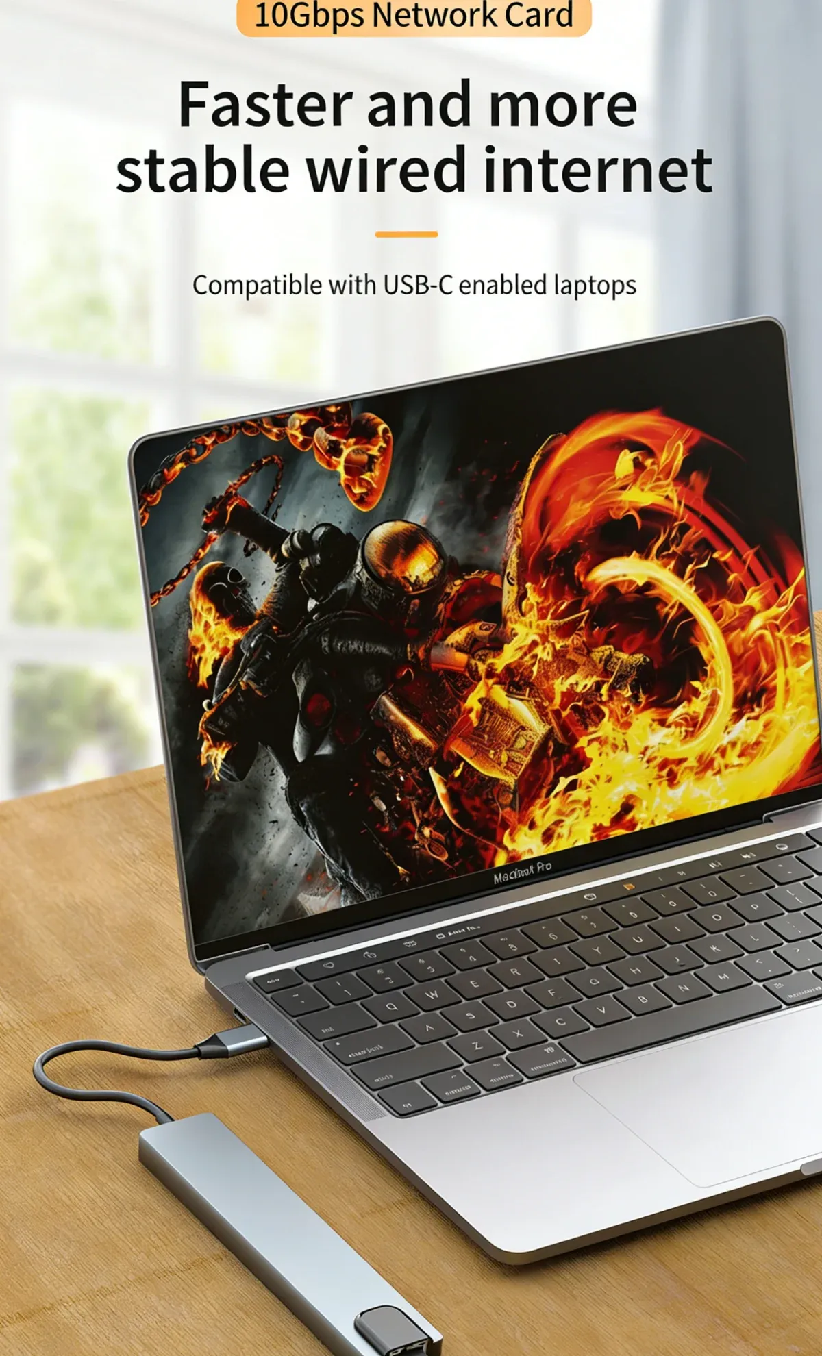 Hub USB-C, mise en situation