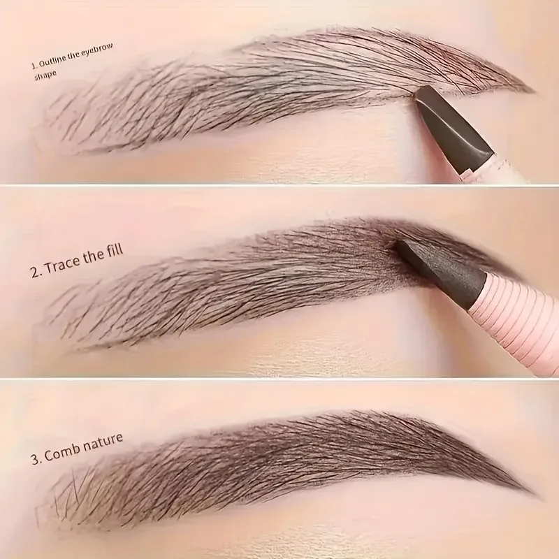 Crayon eye-liner rétractable sans taille, rendu naturel, résistant à la transpiration et au maculage 5