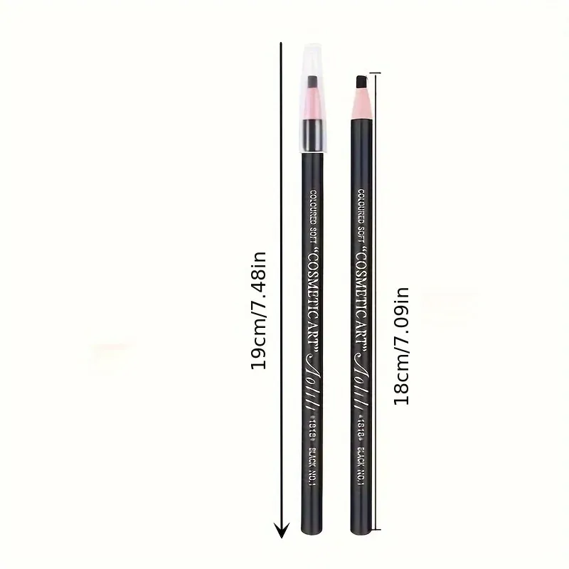 Crayon à sourcils, résultat sur le visage