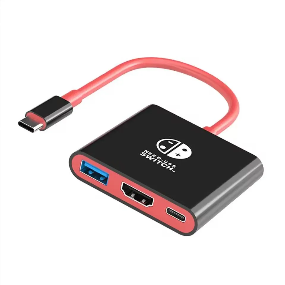 Station d'accueil 4K HDMI avec ports USB 3.0 et USB-C pour Nintendo Switch, ordinateurs portables, PC, iPad et MacBook 8