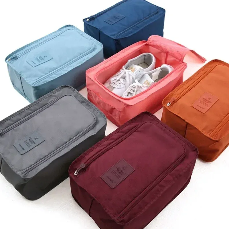 Sac de rangement imperméable en nylon pour chaussures et vêtements, sac de voyage portable multifonction