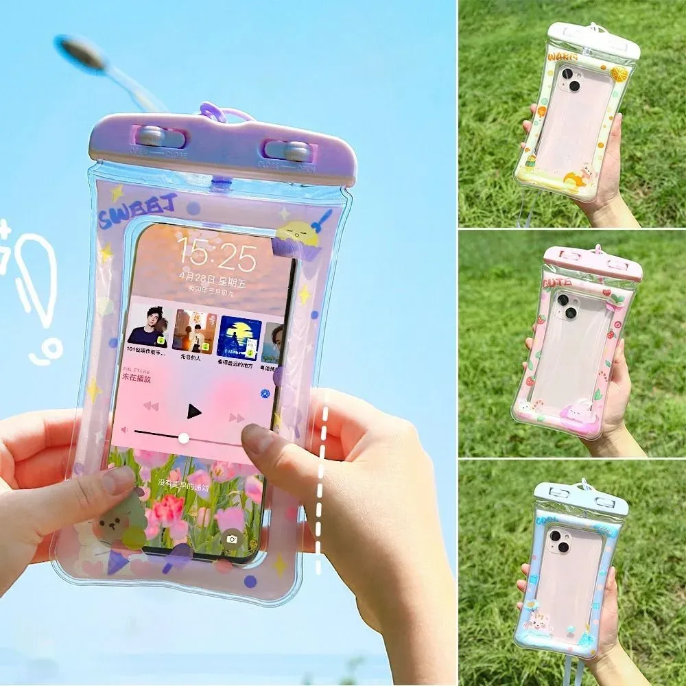 Pochette étanche pour téléphone à motif dessin animé, pour la plongée, la natation, les sports nautiques, la piscine et le ski 2