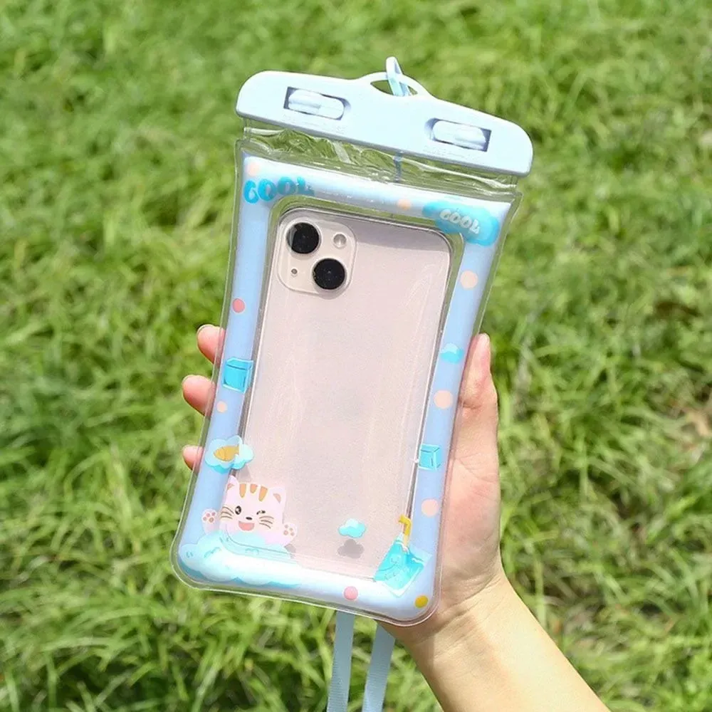 Pochette étanche pour téléphone à motif dessin animé, pour la plongée, la natation, les sports nautiques, la piscine et le ski 15