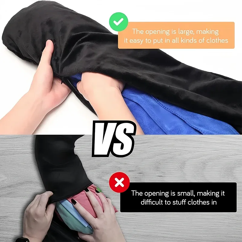 Coussin de voyage en U vue de profil