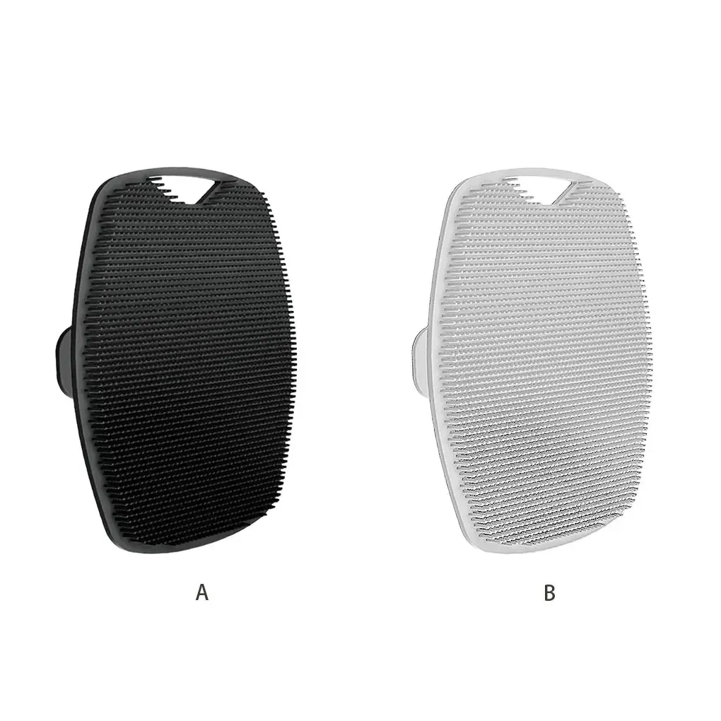 Brosse de massage en silicone, finition raffinée