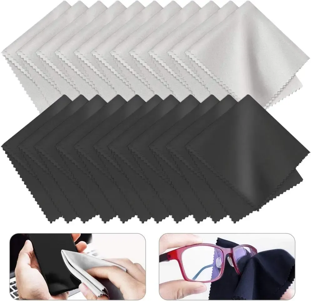 Chiffon de nettoyage en microfibre pour lunettes, vue d'ensemble