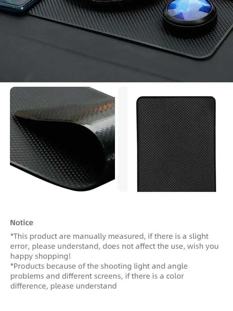 Tapis antidérapant pour voiture, vue rapprochée
