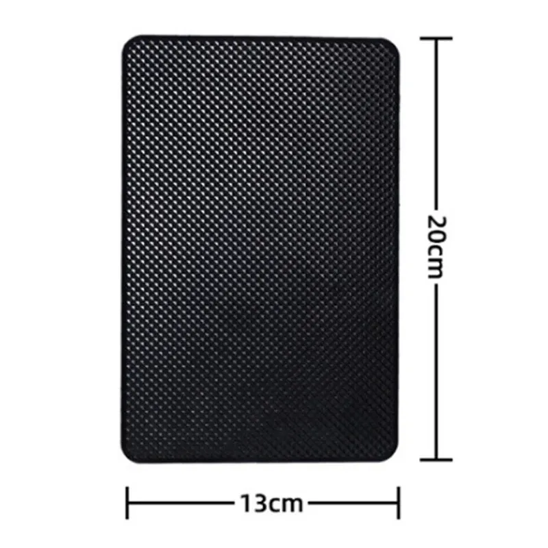Tapis antidérapant en PVC résistant à la chaleur pour tableau de bord de voiture, avec support pour lunettes de soleil et téléphone 7