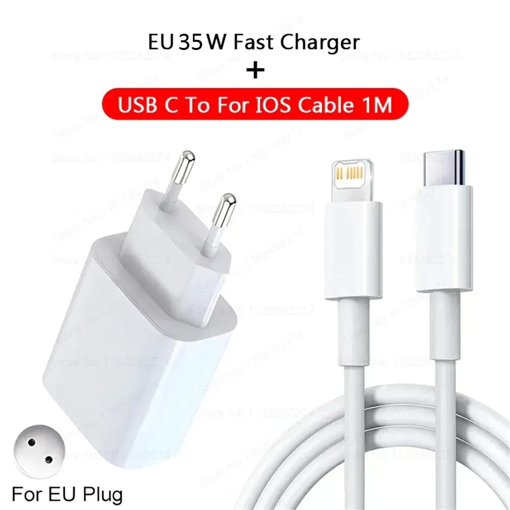 Chargeur rapide USB-C 40 W Power Delivery pour Apple iPhone 11 à 16 Pro Max 10