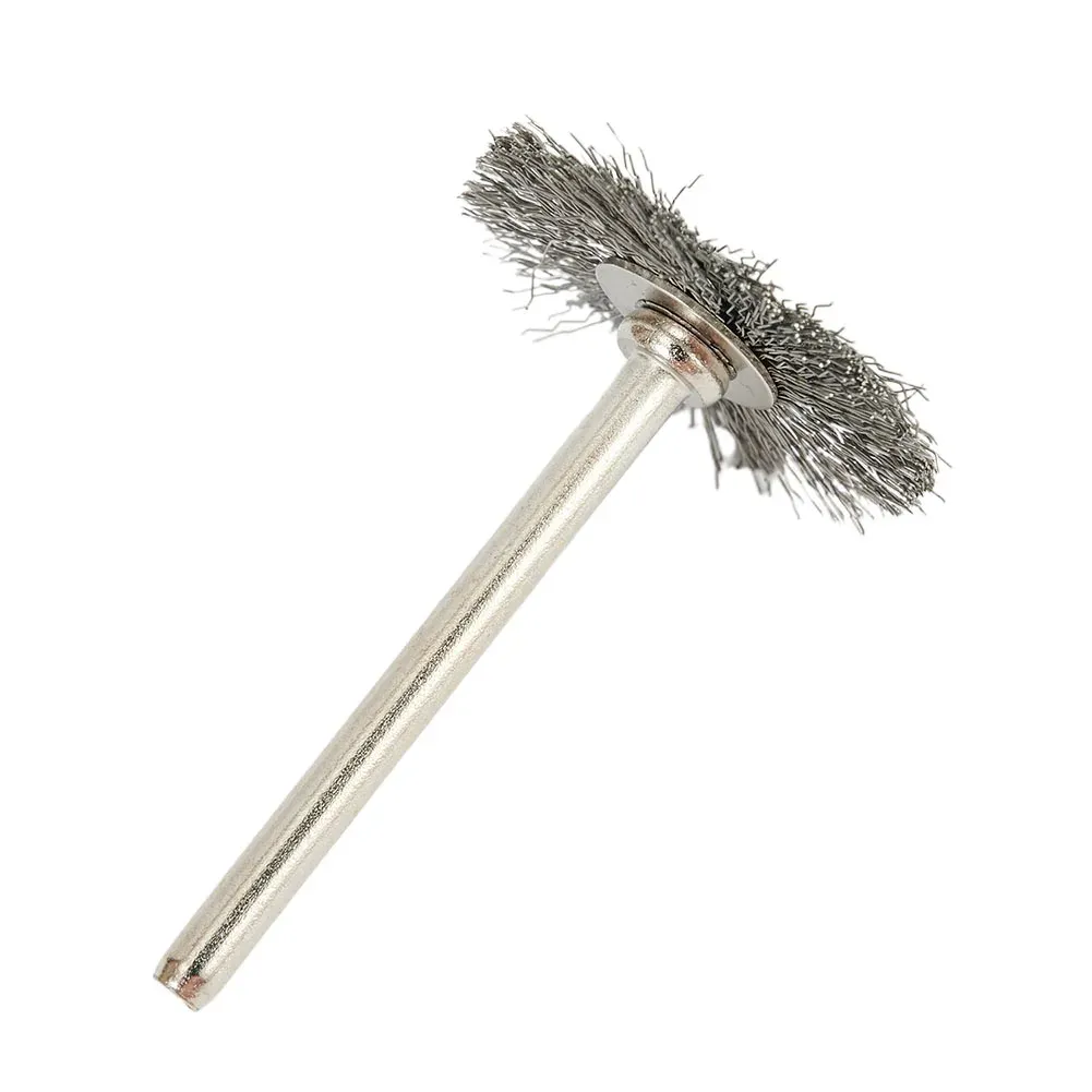 Jeu de 9 brosses métalliques en acier pour outil rotatif Dremel 4