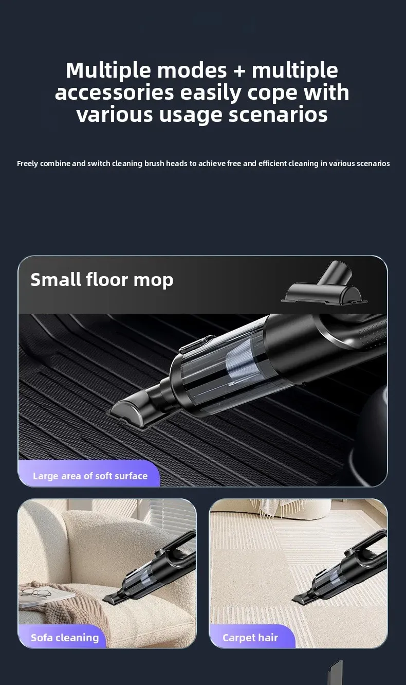 Aspirateur portable compact