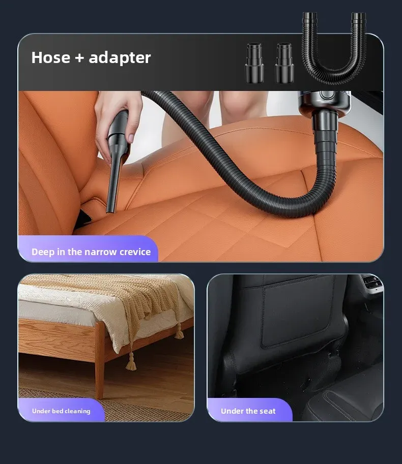 Aspirateur à main dans son usage quotidien