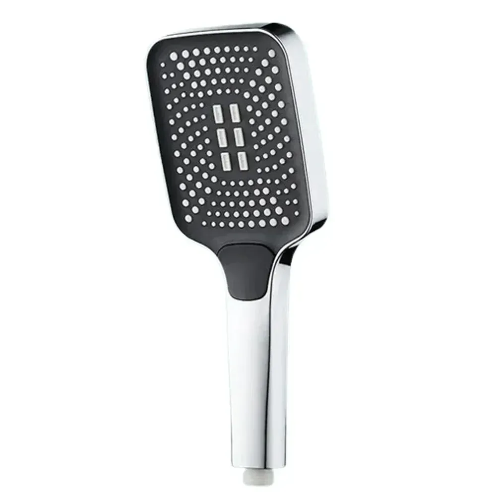 Pommeau de douche effet pluie réglable, 3 modes, grand débit, haute pression, économie d'eau 7