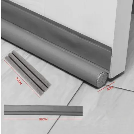 Bande d'étanchéité réglable pour bas de porte, coupe-froid et isolation acoustique 8