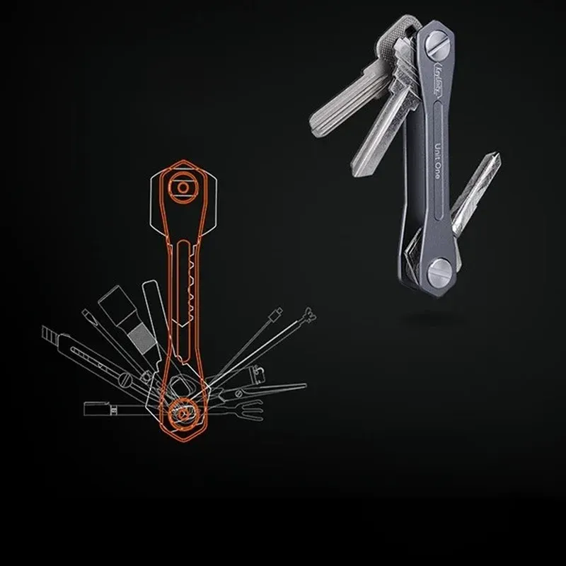 Porte-clés intelligent compact en aluminium, pour la maison et l'extérieur 4