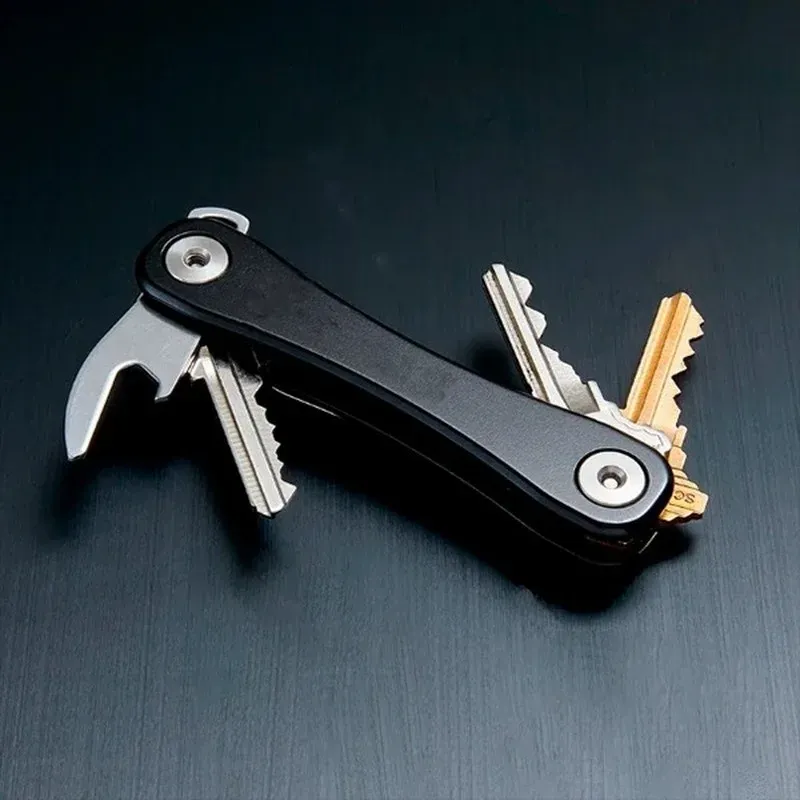 Porte-clés intelligent compact en aluminium, pour la maison et l'extérieur 6