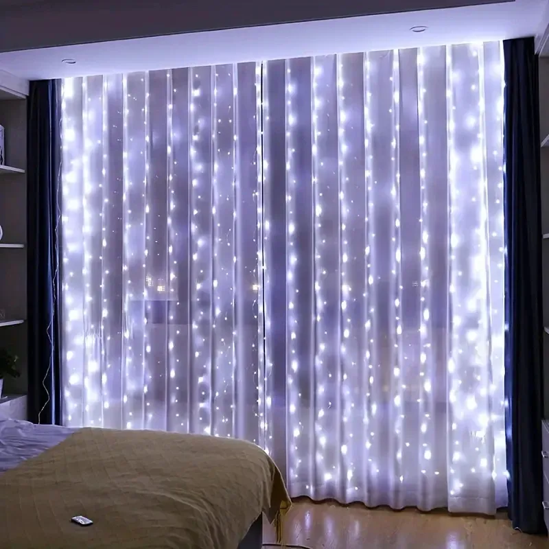 Rideau lumineux LED, vue d'ensemble
