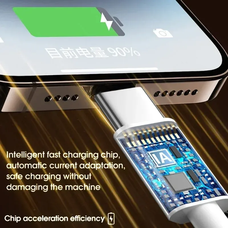 Câble de charge rapide USB-A vers USB-C 120W 10A, transfert de données haute vitesse, compatible Samsung, Xiaomi et Huawei (lot de 1 ou 3) 4