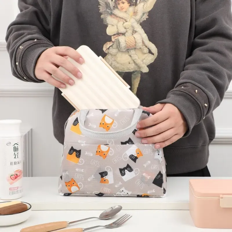 Sac à lunch isotherme pour enfants à motif dessin animé 3