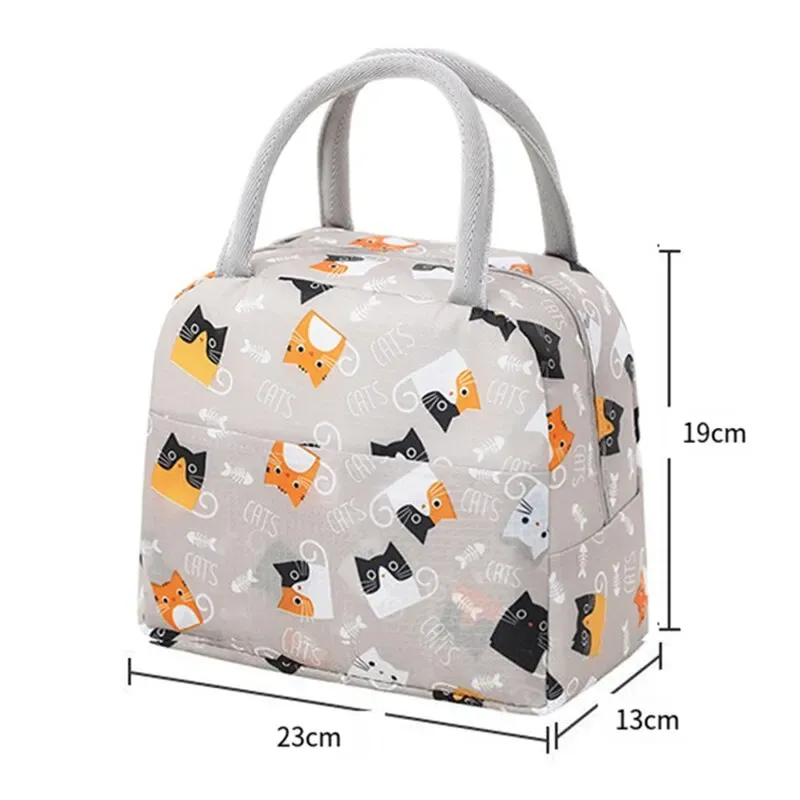 Sac à lunch isotherme pour enfants à motif dessin animé 6