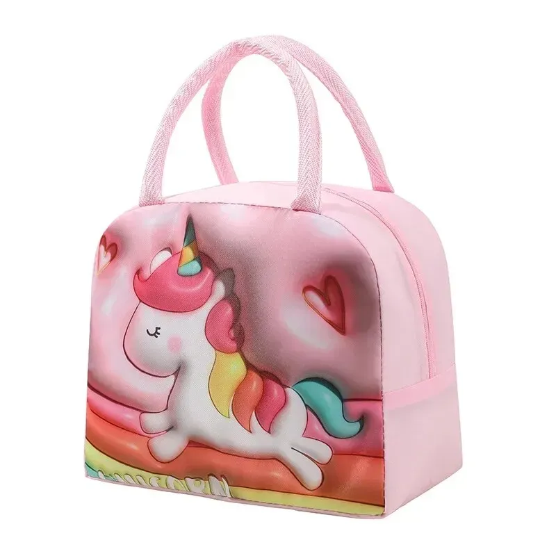 Sac à lunch isotherme pour enfants à motif dessin animé 12