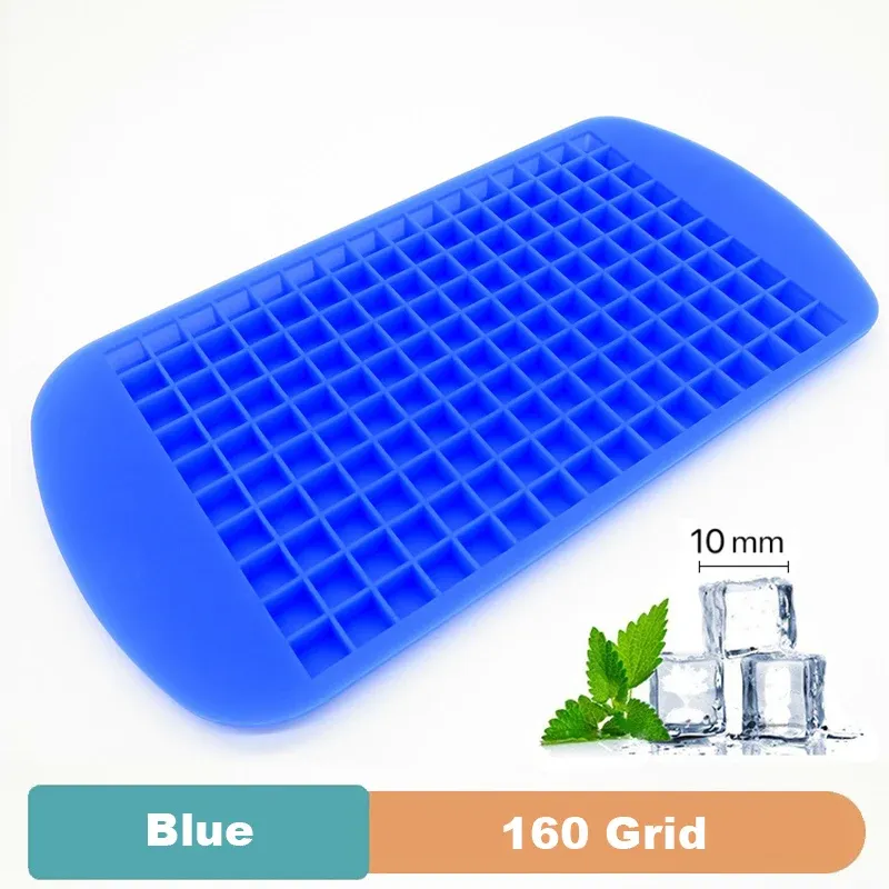 SoftAura Moule à glaçons en silicone de qualité alimentaire, grands cubes carrés, lot de 4, 6, 8, 15 ou 160 grilles, pour la maison, la cuisine et le bricolage 7