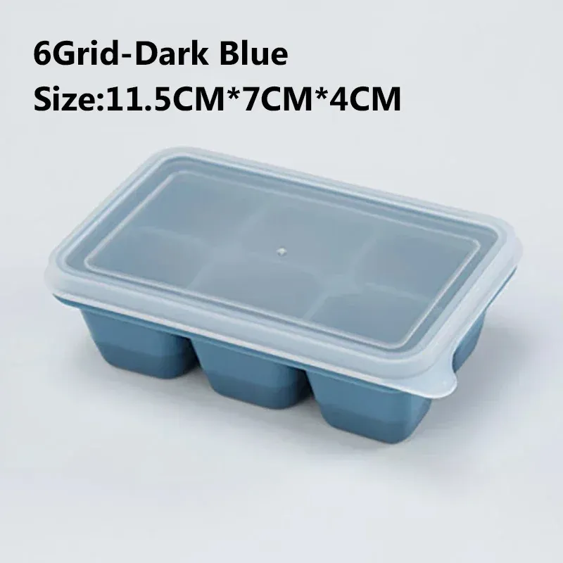 SoftAura Moule à glaçons en silicone de qualité alimentaire, grands cubes carrés, lot de 4, 6, 8, 15 ou 160 grilles, pour la maison, la cuisine et le bricolage 9