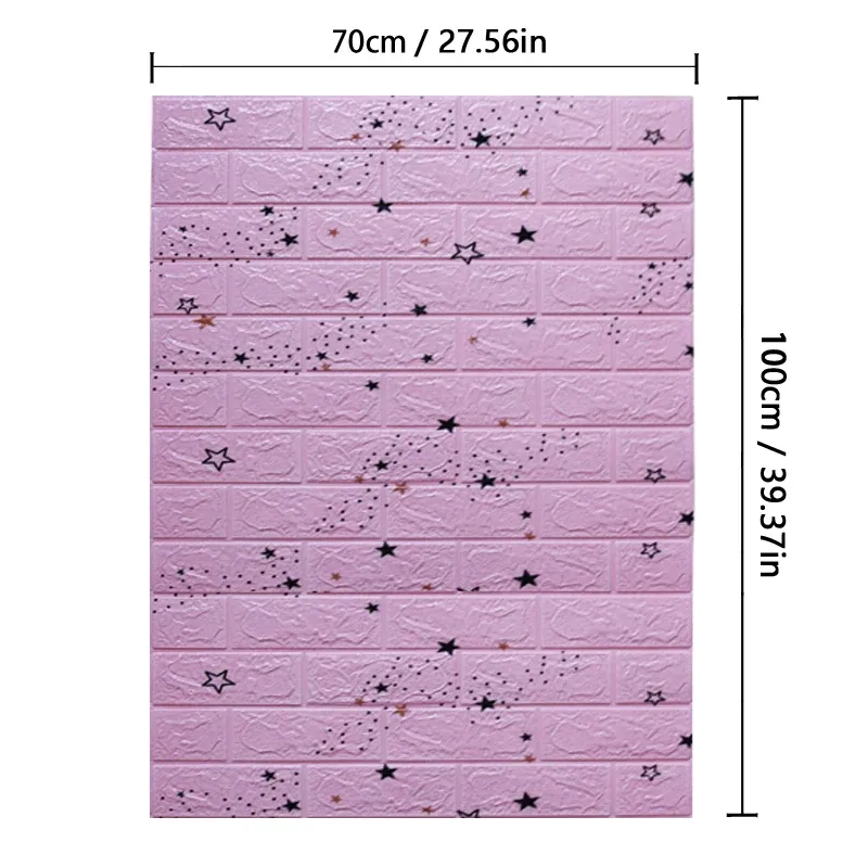 Autocollants muraux imperméables en PVC, 70 cm x 1/2/3/5/10 m, pour cuisine, chambre et salon, papier peint autocollant pour chambre d'enfant et décoration de la maison 24