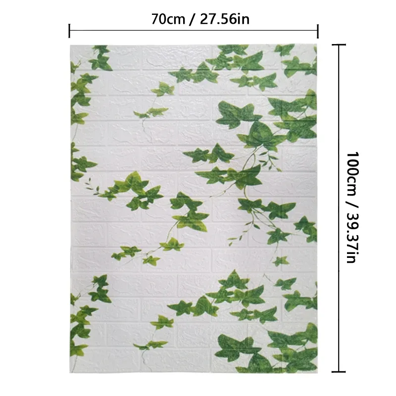 Autocollants muraux imperméables en PVC, 70 cm x 1/2/3/5/10 m, pour cuisine, chambre et salon, papier peint autocollant pour chambre d'enfant et décoration de la maison 23