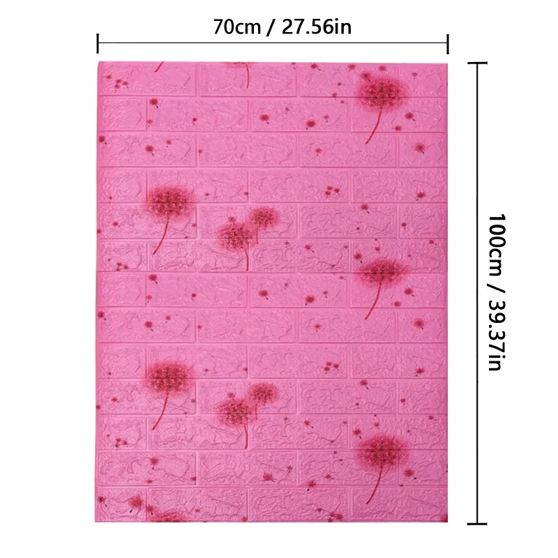 Autocollants muraux imperméables en PVC, 70 cm x 1/2/3/5/10 m, pour cuisine, chambre et salon, papier peint autocollant pour chambre d'enfant et décoration de la maison 21