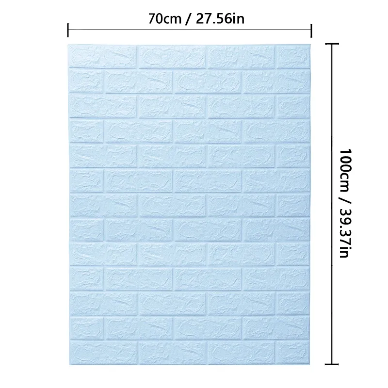 Autocollants muraux imperméables en PVC, 70 cm x 1/2/3/5/10 m, pour cuisine, chambre et salon, papier peint autocollant pour chambre d'enfant et décoration de la maison 9
