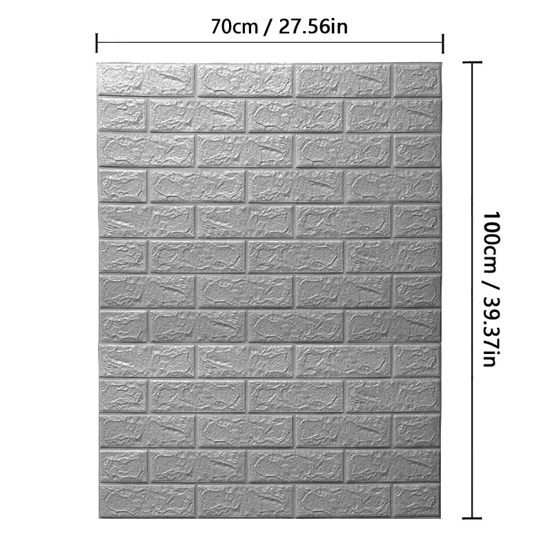 Autocollants muraux imperméables en PVC, 70 cm x 1/2/3/5/10 m, pour cuisine, chambre et salon, papier peint autocollant pour chambre d'enfant et décoration de la maison 7