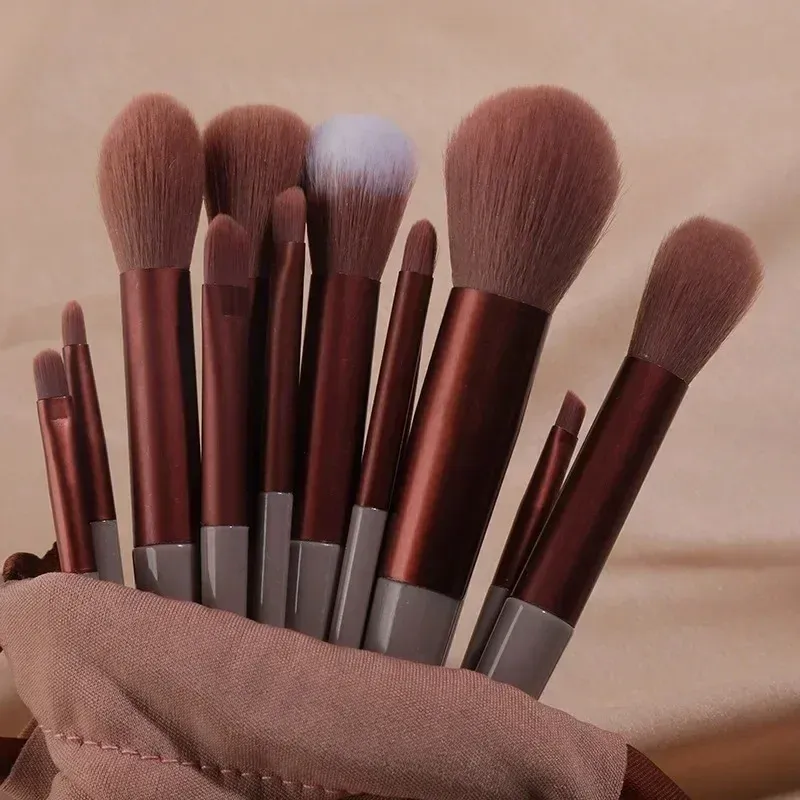 Ensemble de pinceaux de maquillage professionnels, kit de pinceaux de maquillage, pinceaux pour fard à paupières, eye-liner et cosmétiques (lot de 3, 13 ou 22 pièces) 6