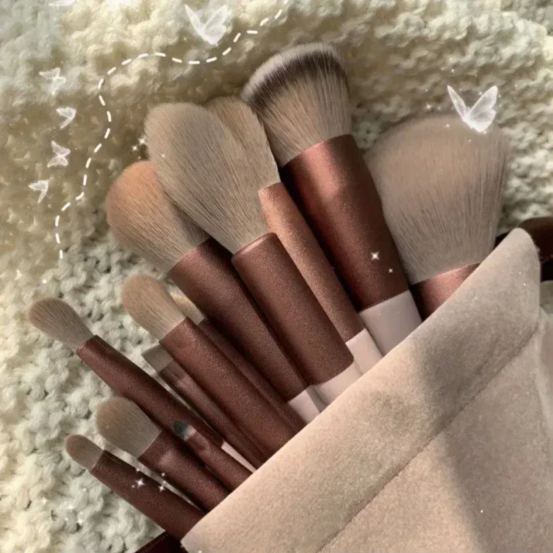Ensemble de pinceaux de maquillage professionnels, kit de pinceaux de maquillage, pinceaux pour fard à paupières, eye-liner et cosmétiques (lot de 3, 13 ou 22 pièces) 9