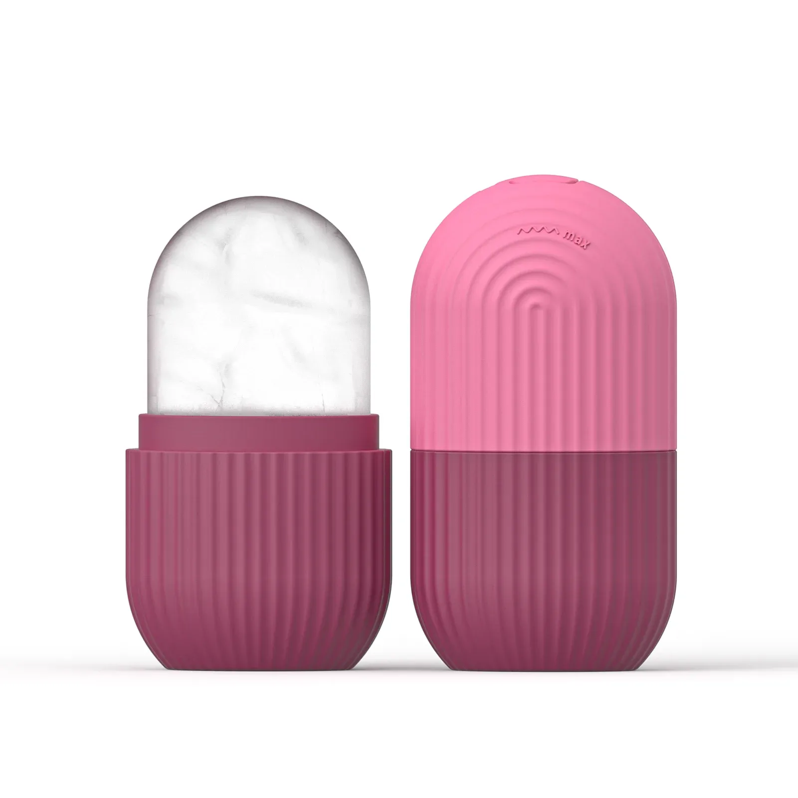 Moule à glaçons en silicone pour soins du visage avec rouleau à glace 13